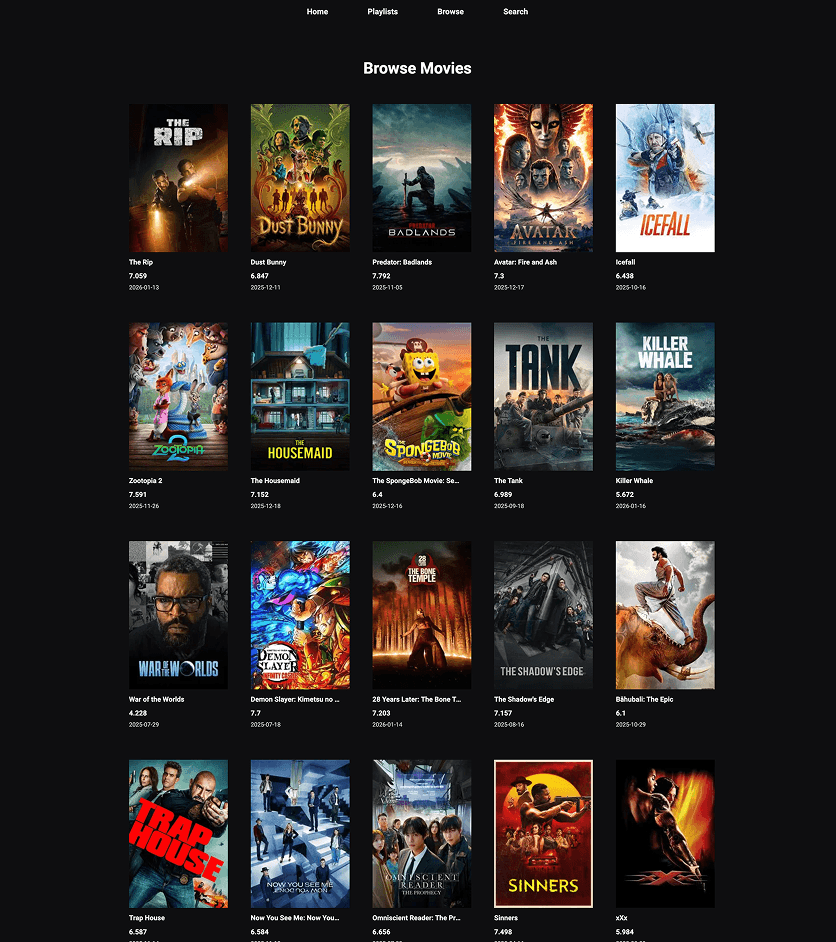 Avatar: Fire and Ash movie description page